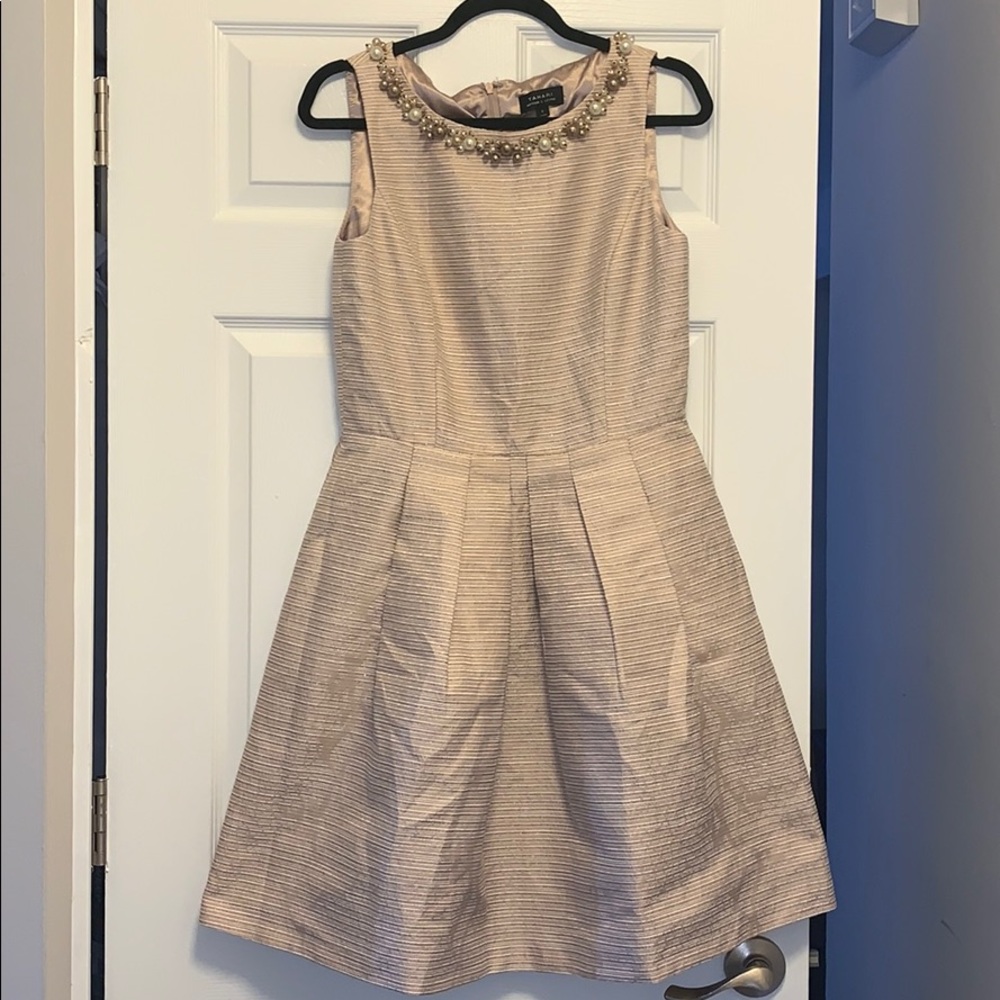 Rose Gold A-Aline Dress